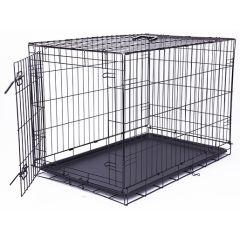Cage Avec 1 Porte - L - Noir - 91.5x63.5x58.5cm