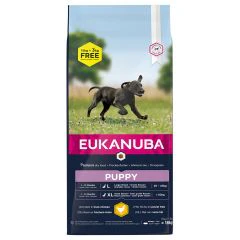 Eukanuba Growing Croquettes pour Chiot Large 15+3kg Gratis