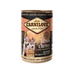 Carnilove Chiot - Saumon et Dinde- 6 Boîtes de 400g