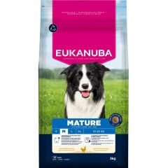 Eukanuba Mature Medium Breed Croquettes pour Chien aux Poulet