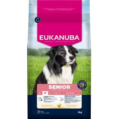 Eukanuba Senior Medium Breed Croquettes pour Chien aux Poulet