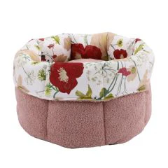 Good Teddy Ronde Mand voor Katten Roze 45x40cm