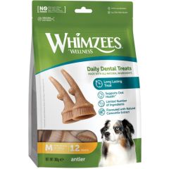 Whimzees Antler Kauwsnack voor Kleine Honden 12 stuks