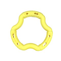 Jouet Chien Tpr Anneau Jaune Vanille 21cm