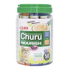 Inaba Ciao Churu Vet Herstel Mix voor Kat met Kip en Tonijn 50x14g