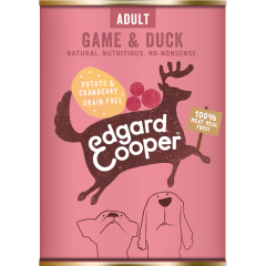 Edgard&Cooper Pâtée pour chien au gibier - 6x 400g