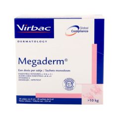 Megaderm monodose chien et grand chien 28 sachets de 8ml