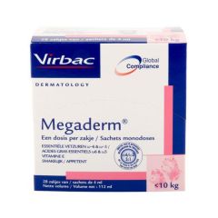 Megaderm monodose chat et petit chien 28 sachets de 4ml