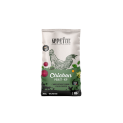 Appetite Croquettes sans Céréales pour Chats Stérilisés au Poulet 8kg