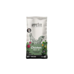 Appetite Adult Sterilised Kattenbrokken met Kip 1,75kg