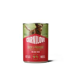 Carnilove Nourriture Humide pour Chiens au Canard et Faisan 6x400g