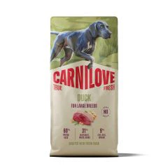 Carnilove True Fresh Croquettes pour Grands Chiens au Canard
