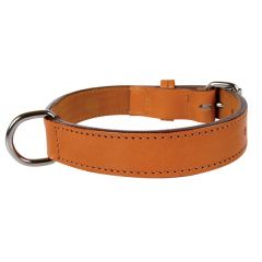 Collier Cuir Double Zolux Naturel