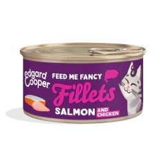 Edgard & Cooper Fillets Nourriture Humide pour Chats au Saumon et Poulet 70g