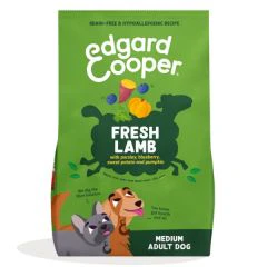 Edgard & Cooper Croquettes pour Chiens Moyens Adults au Agneau 7kg