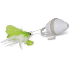 Ebi Chat Souris Rapide Blanc & Vert 13,5x12,5x6,8cm