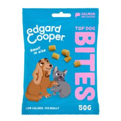 Edgard & Cooper Top Dog Bites Small met Zalm & Kip 50g