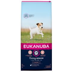 Eukanuba Senior Small hondenvoer met kip 15kg