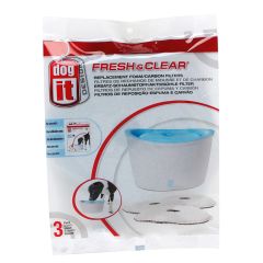 Zeus Filtres pour H2O Fontaine à l'Eau 3 Pièces