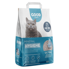 Good Litière Minérale Hygiène pour Chat 10l