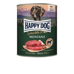 Happy Dog Sensible Pure Montana Nourriture Humide pour Chien au Cheval