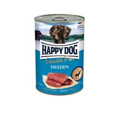 Happy Dog Sensible Pure Sweden Nourriture Humide pour Chien avec Cerf 6x400g