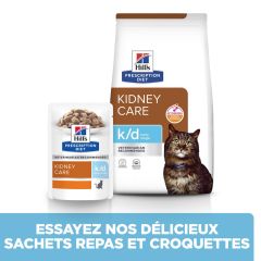 Hill's Prescription Diet K/D Early Stage Croquettes Pour Chat Au Poulet