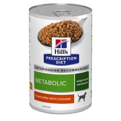 Hill's Prescription Diet Metabolic boîtes (mijotés) pour chien au poulet et légumes - 12x354g 