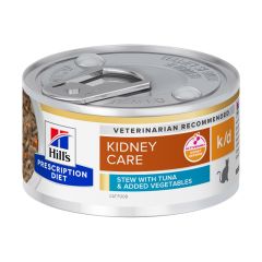 Chat k/d Kidney Mijotés Thon & Légumes 24x82g