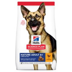 Hill's Science Plan Mature Adult Large Breed Hondenvoer Met Kip 18kg