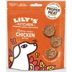 Lily's Kitchen Chomp-Away Chicken Bouchées au Poulet pour Chien 70g