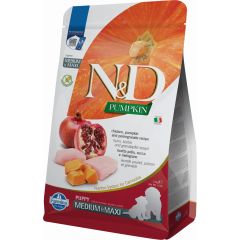 N&D Pumpkin Kip & Granaatappel Puppy Middelgrote en Grote Rassen