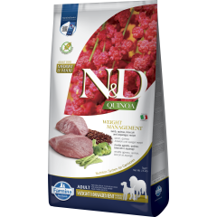 N&D Quinoa Weight Managment Agneau Croquettes pour Chiens Medium Maxi