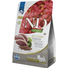 N&D Quinoa Neutered Canard Croquettes pour Petits Chiens 2,5kg