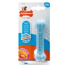 Nylabone Os Chiot Dental Blue Saveur Poulet XS