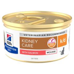 Hill's Prescription Diet k/d Kidney Care Mousse pour Chats au Saumon 12x85g