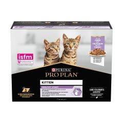 Pro Plan Healthy Start Kitten Natvoer met Kalkoen 10x85g