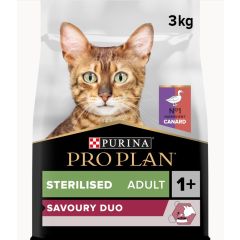 Pro Plan Sterilised Au Canard Croquettes Pour Chat 3kg