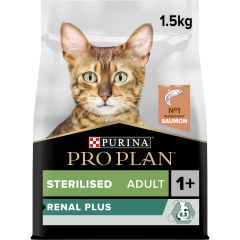 Pro Plan Renal Plus Adult Sterilised Croquettes pour Chat Dinde 1,5kg