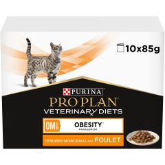 Purina Pro Plan  Veterinary Diets OM - kattenvoer - 10x85g 