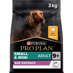 Purina Pro Plan Age Defence Small & Mini Adult 9+ Hondenbrokken met Kip 3kg