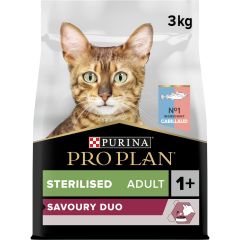 Purina Pro Plan Sterilised pour Chat au cabillaud 3Kg