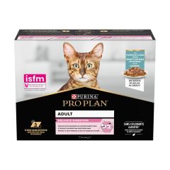 Purina Pro Plan Nutrisavour Delicate pour Chat au poisson 10x85g