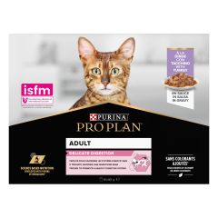 Purina PRO PLAN Adulte Delicate Digestion Dinde en Sauce 10x85g