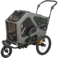 Trixie Grijze Fietskar voor Honden
