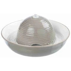 Trixie Vital Flow Fontaine d'Eau en céramique pour Chiens et Chats 1,5L 28x28x12cm
