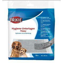 Trixie Hygiëne Nappy actieve koolstof 60 × 60 cm 10 st.