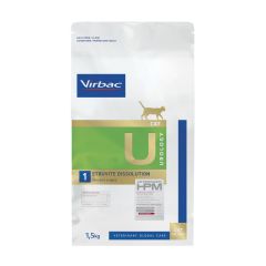 Virbac HPM Urology Struvite Dissolution U1 pour chat 1,5kg