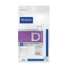 Virbac HPM Dermatology Support D1 pour chien 3kg