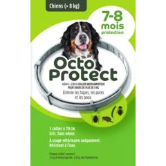 Octoprotect Collier Antiparasitair pour Grands Chiens (>8kg)
